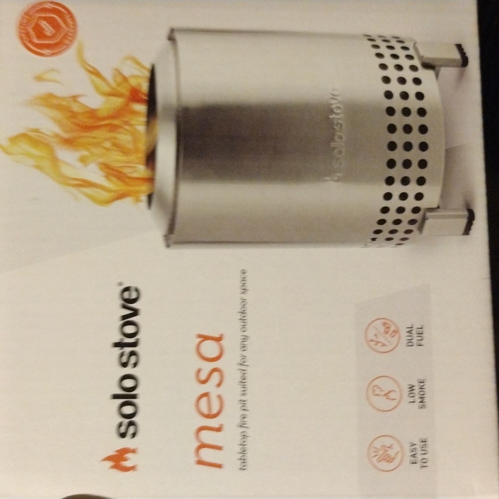 Mesa solo tabletop firepit